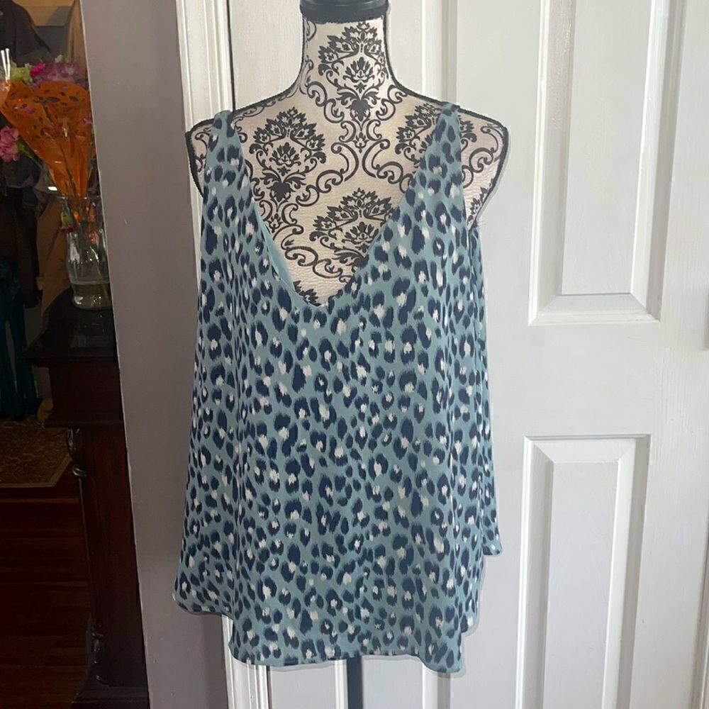 Loft cheetah print tank